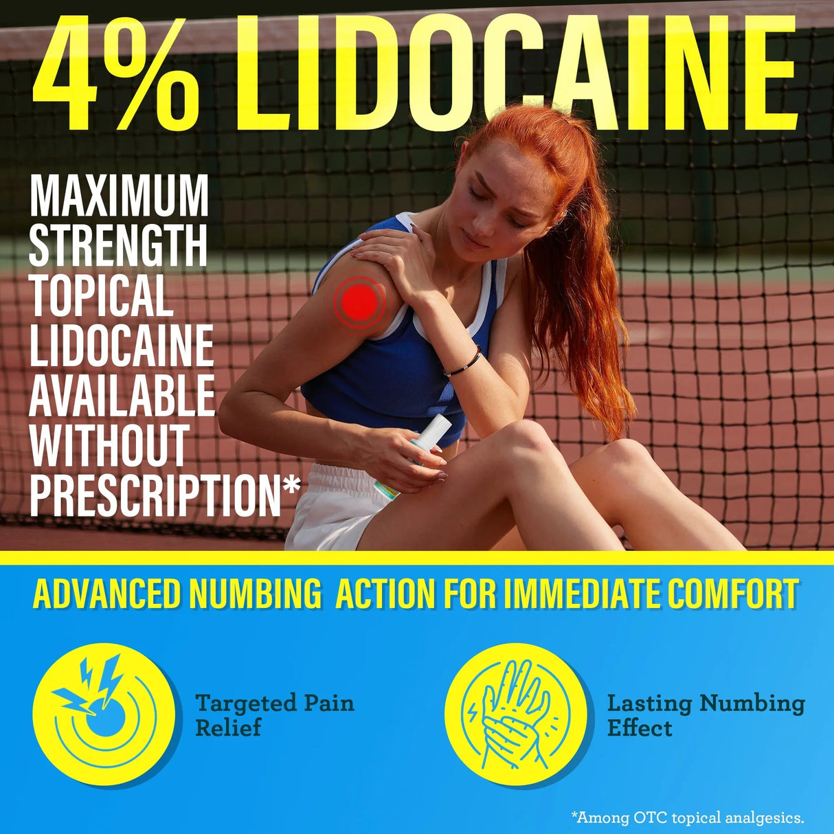 Lidocaine Pain Relief Spray with Magnesium