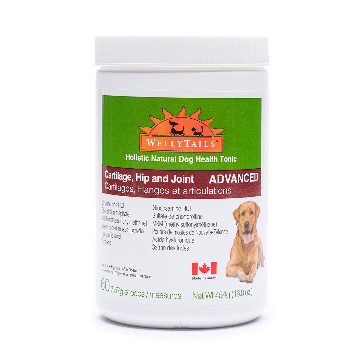 WellyTails WellyTails Cartilage, Hip & Joint Dog ADVANCED (original Rx formula updated)