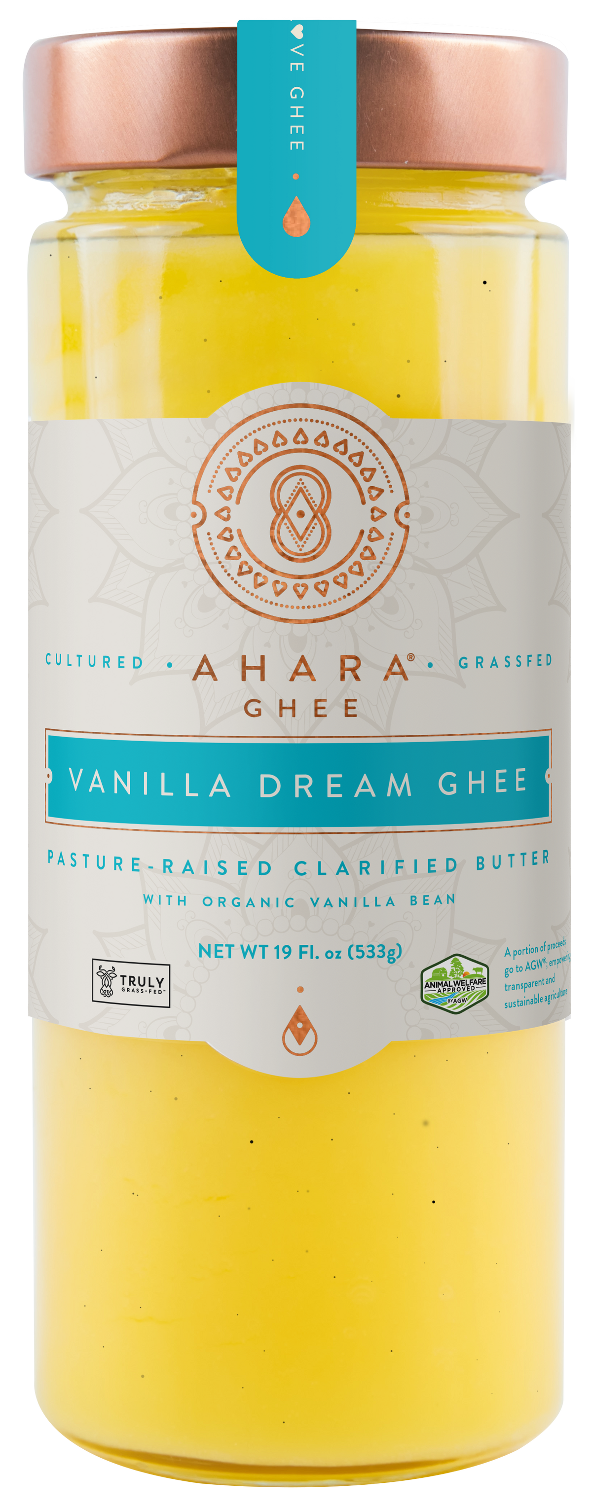 Ahara Rasa Grass-Fed Vanilla Dream Ghee | Ahara Rasa