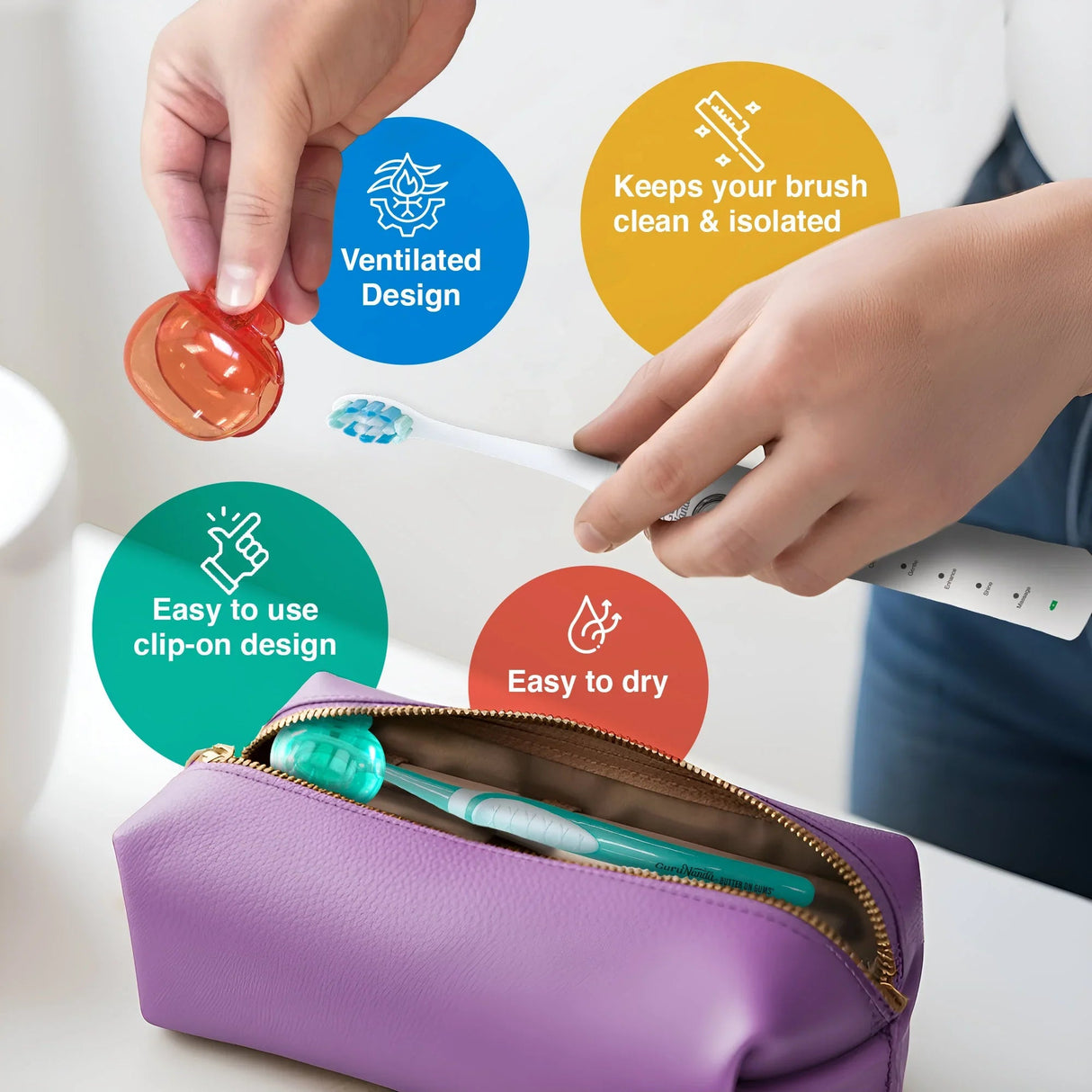 Brush Pod Toothbrush Protector
