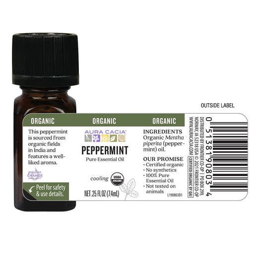 Organic Peppermint .25 ozOil