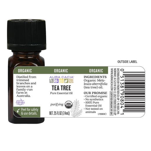 Organic Essential Oil - Tea Tree .25 ozOil