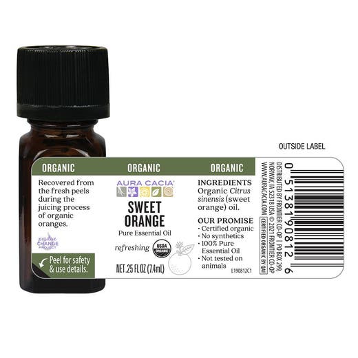 Organic Orange Sweet .25 ozOil