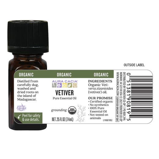 Organic Essential Oil - Vetiver .25 ozOil