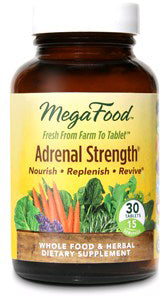 Megafood, Adrenal Strength 30 Tablets