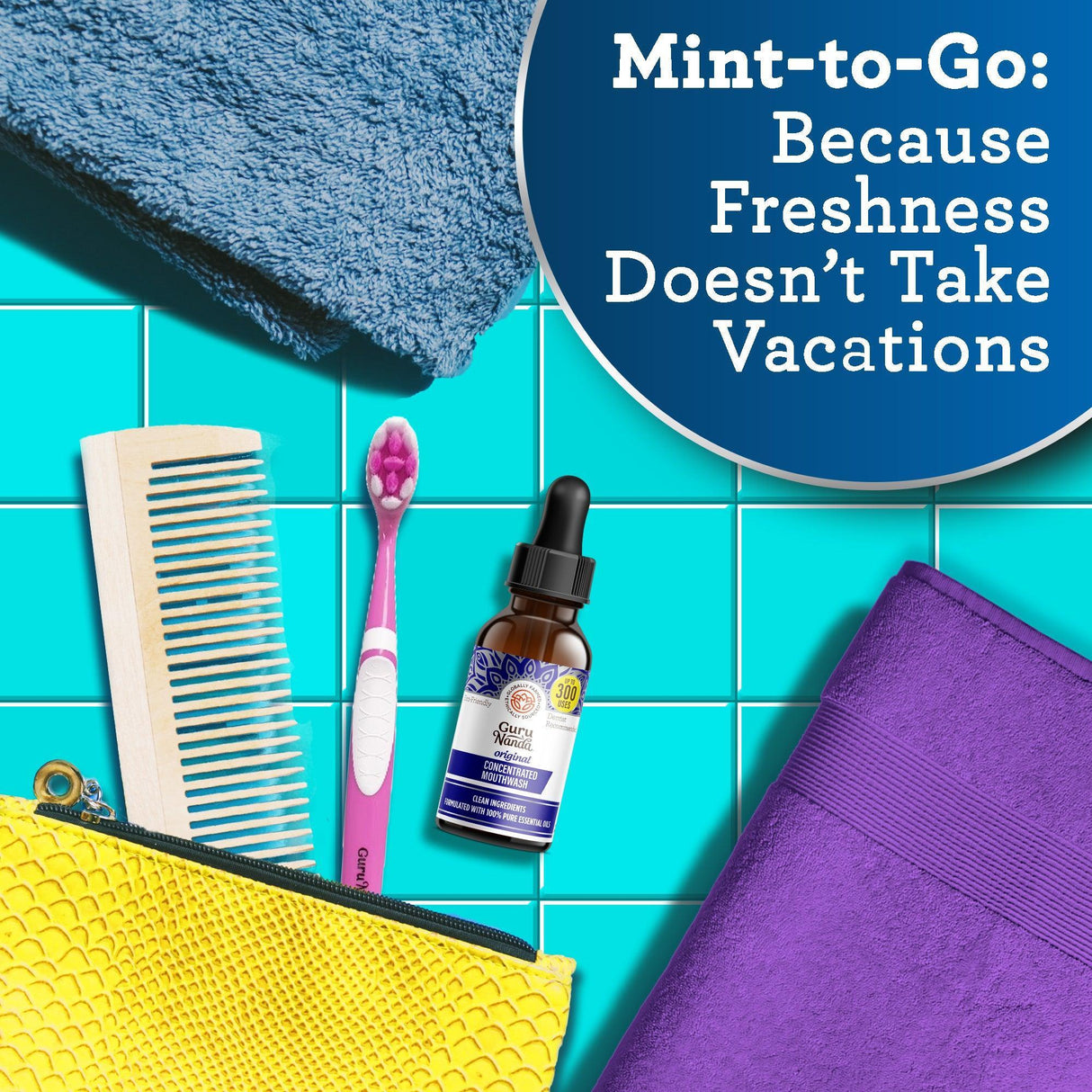 Concentrated Mouthwash, Wild Mint – 2 fl oz