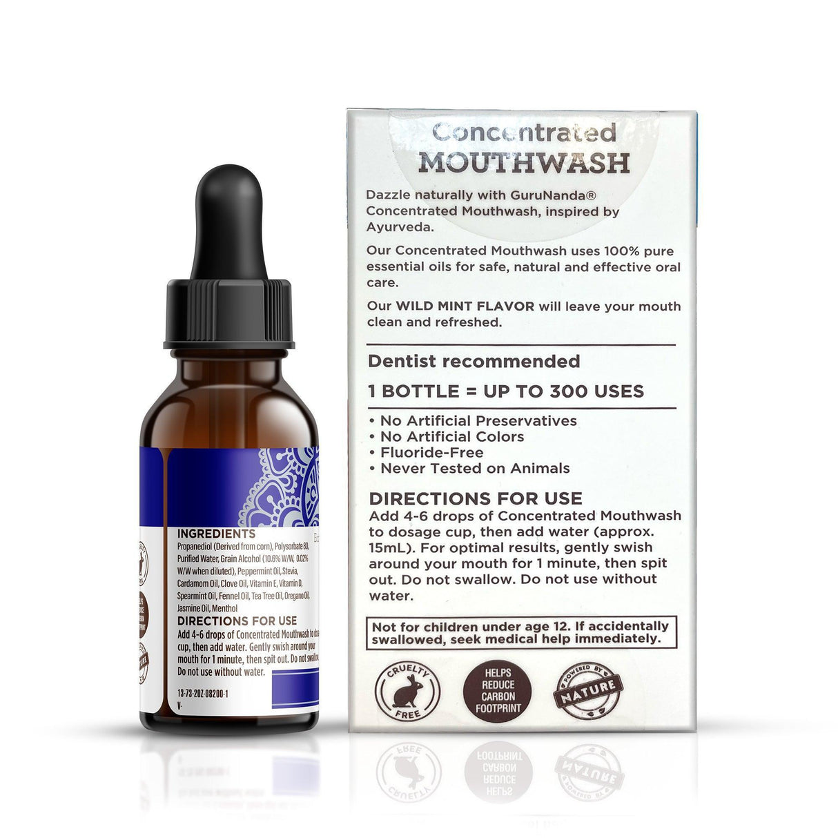 Concentrated Mouthwash, Wild Mint – 2 fl oz