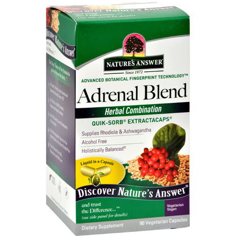 Natures Answer, Adrenal Stress Away - 90 Veggie Caps