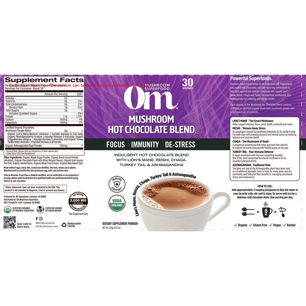 Mushroom Hot Chocolate Blend