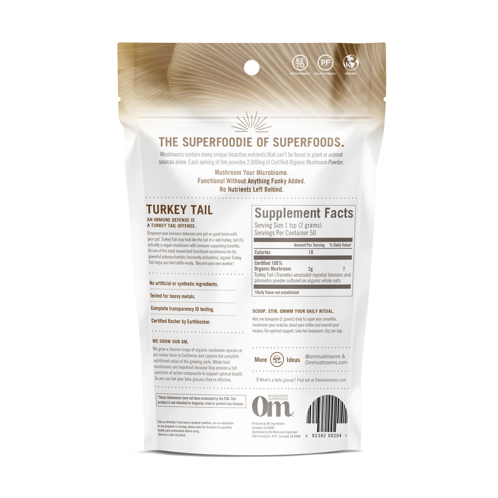 Turkey Tail Mushroom Superfood Powder