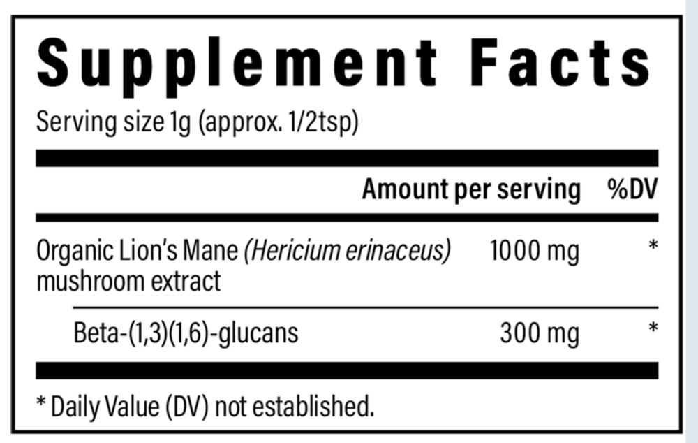 Lion's Mane Extract Powder