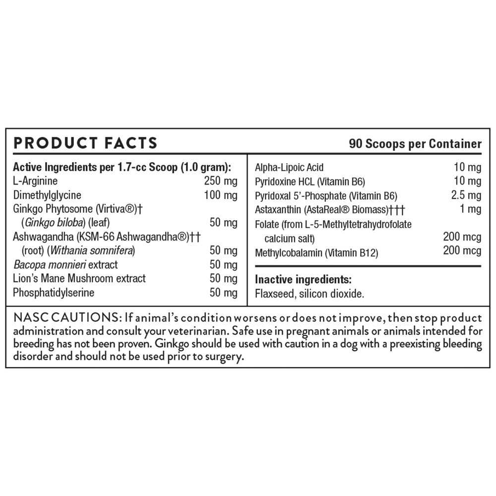 Canine Cognitive Support Powder