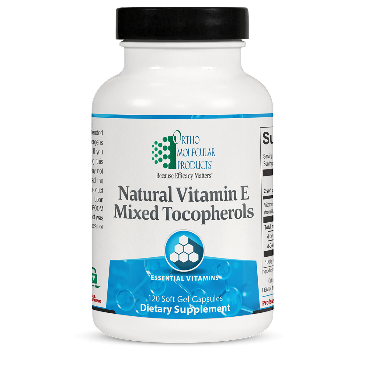 Natural Vitamin E Mixed Tocopherols 120 Softgels