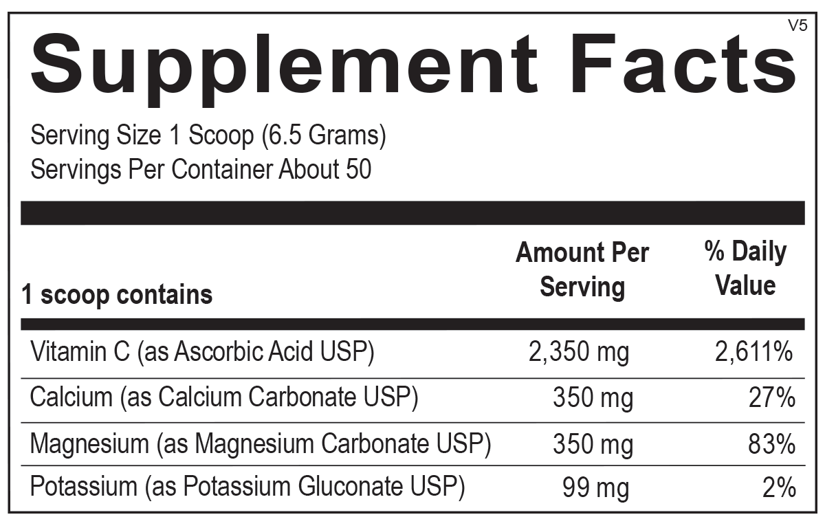 Buffered Lemon C Powder 10.6 OZ Powder Lemon