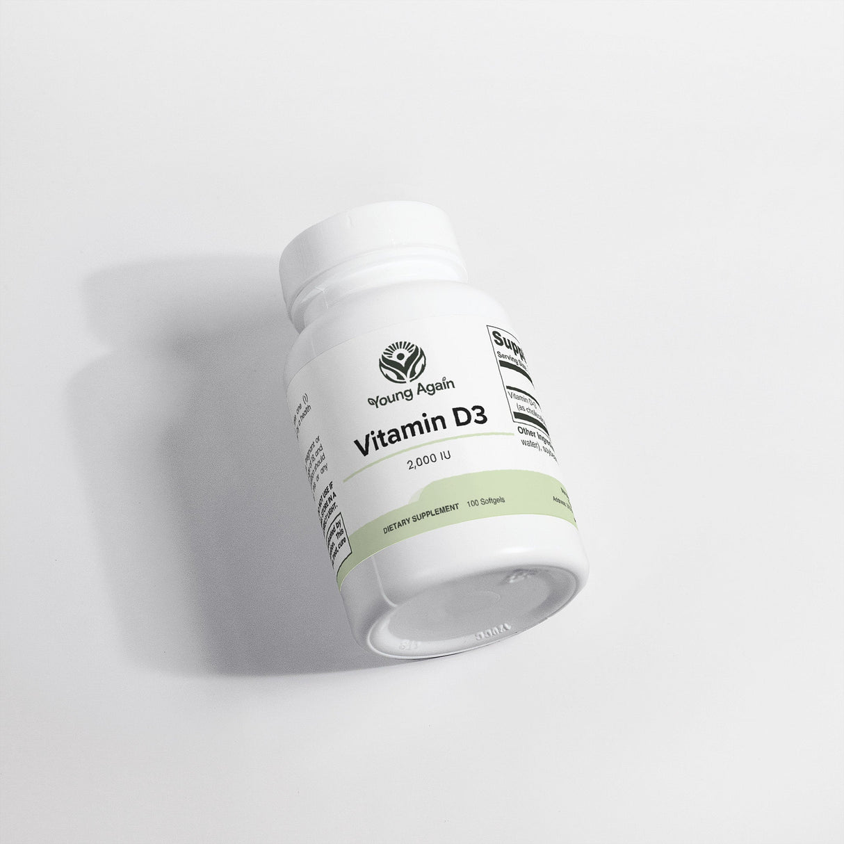 Vitamin D3 (2,000 IU) - A Natural Dietary Supplement