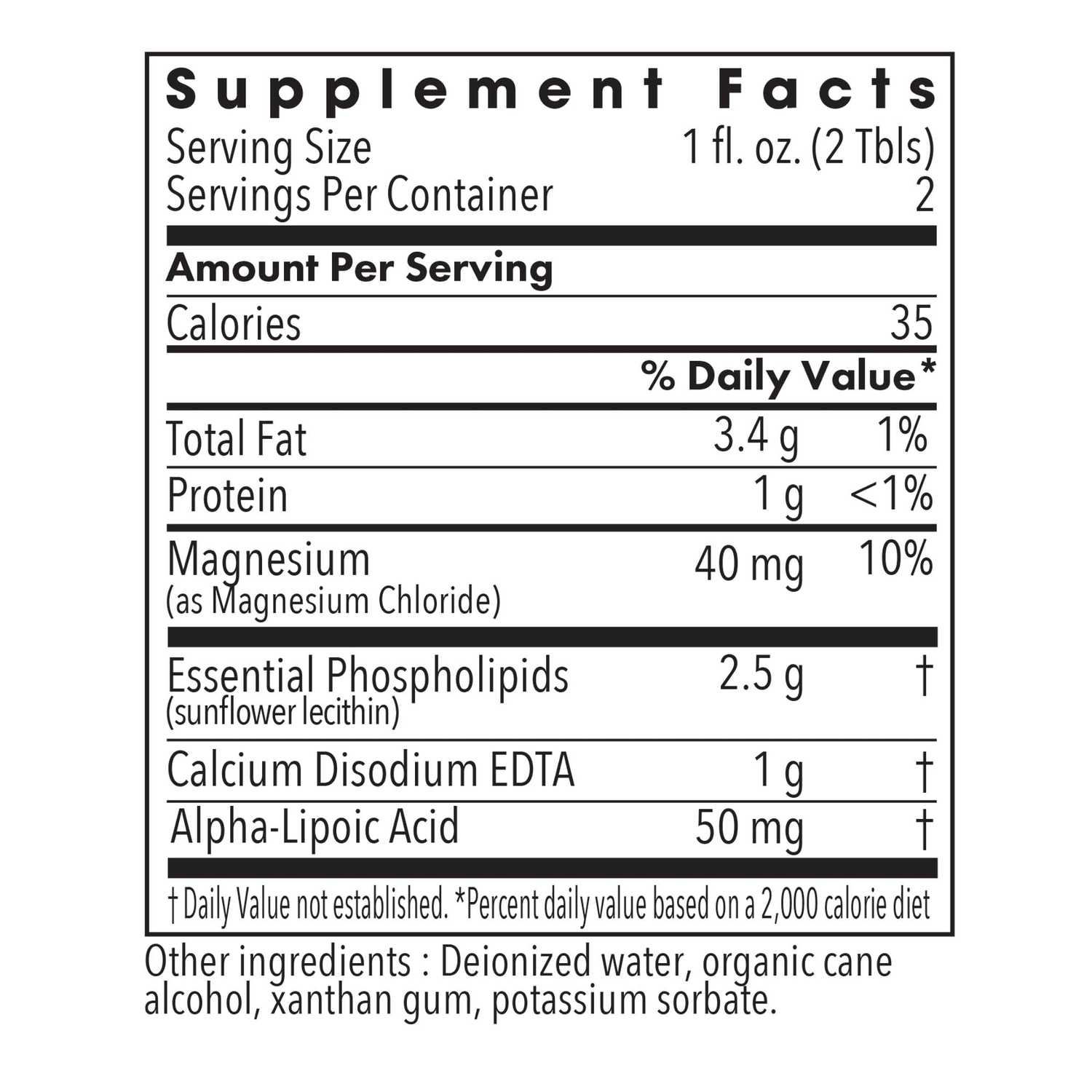 LipoPhos EDTA 2Oz Liquid