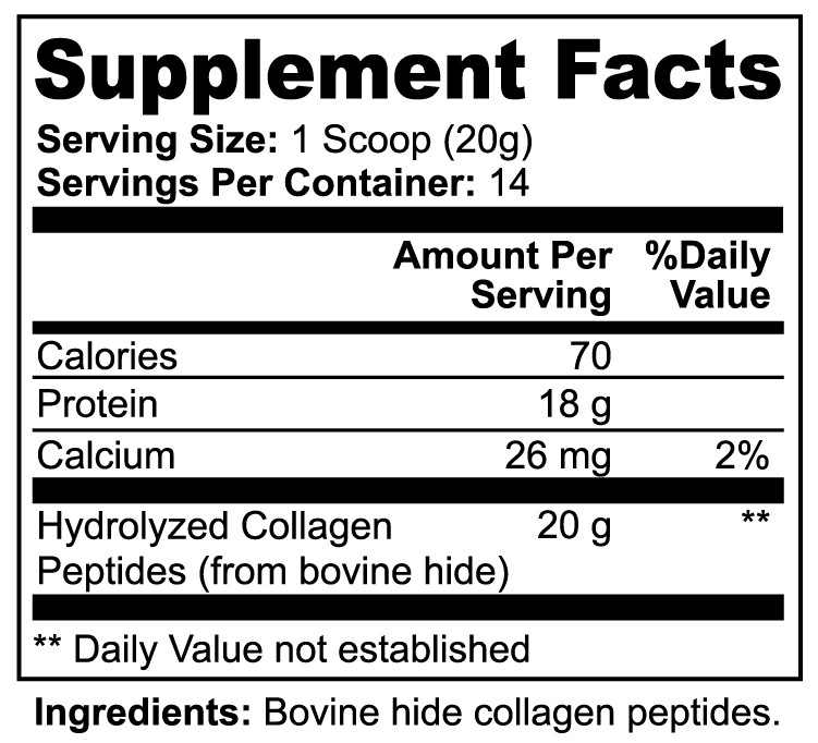 Collagen Peptides | Unflavored