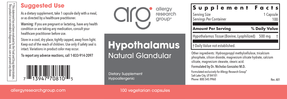 Hypothalamus 100Veggie Caps