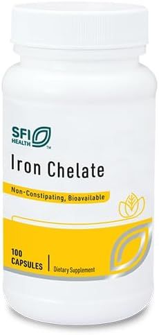 Iron Chelate 30 MG 100 Capsules