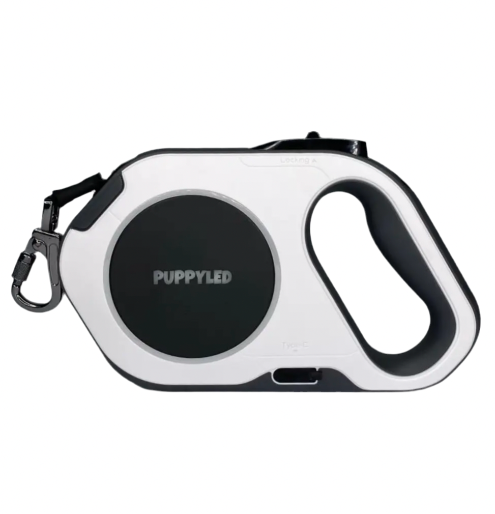 LED Retractable Dog Leash W/Flashlight