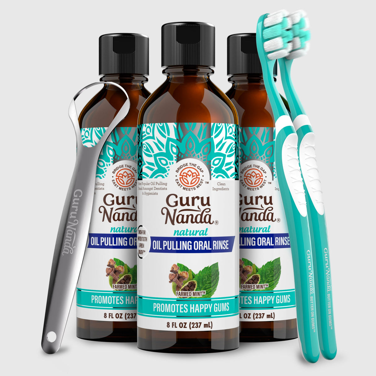 Cocomint Oil Pulling with 7 Essential Oils & Vitamins D3, E & K2