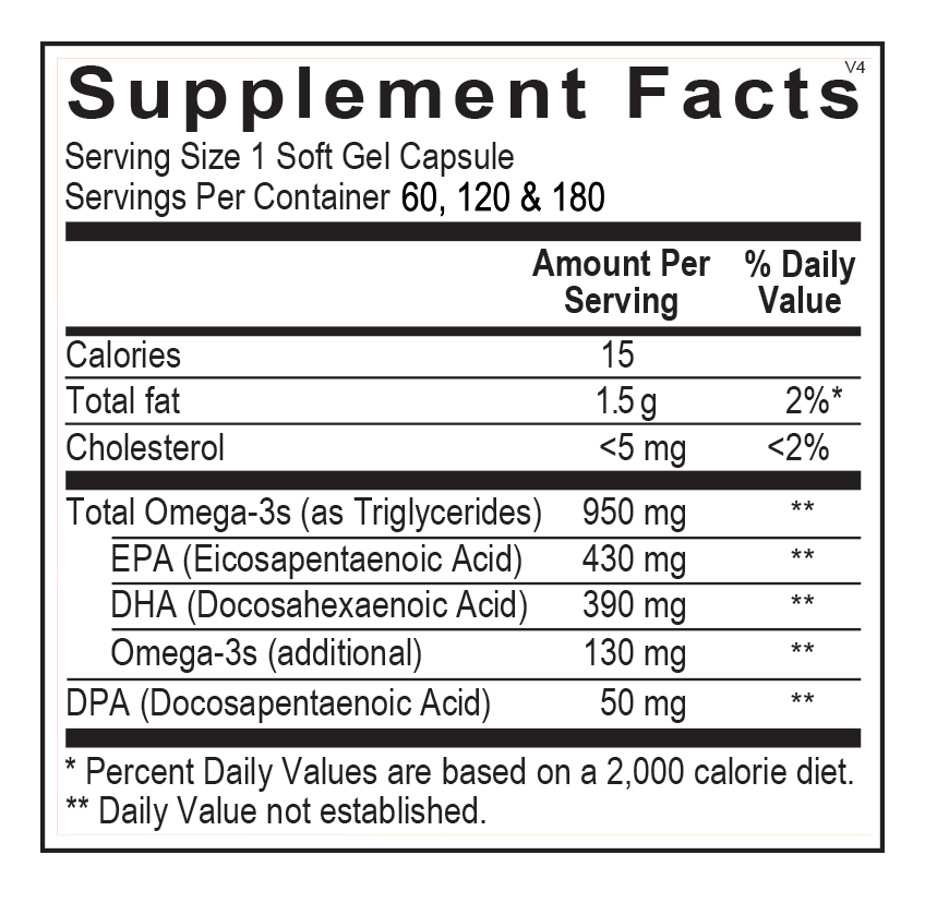 OrthOmega (New Formula!) 180 Softgels