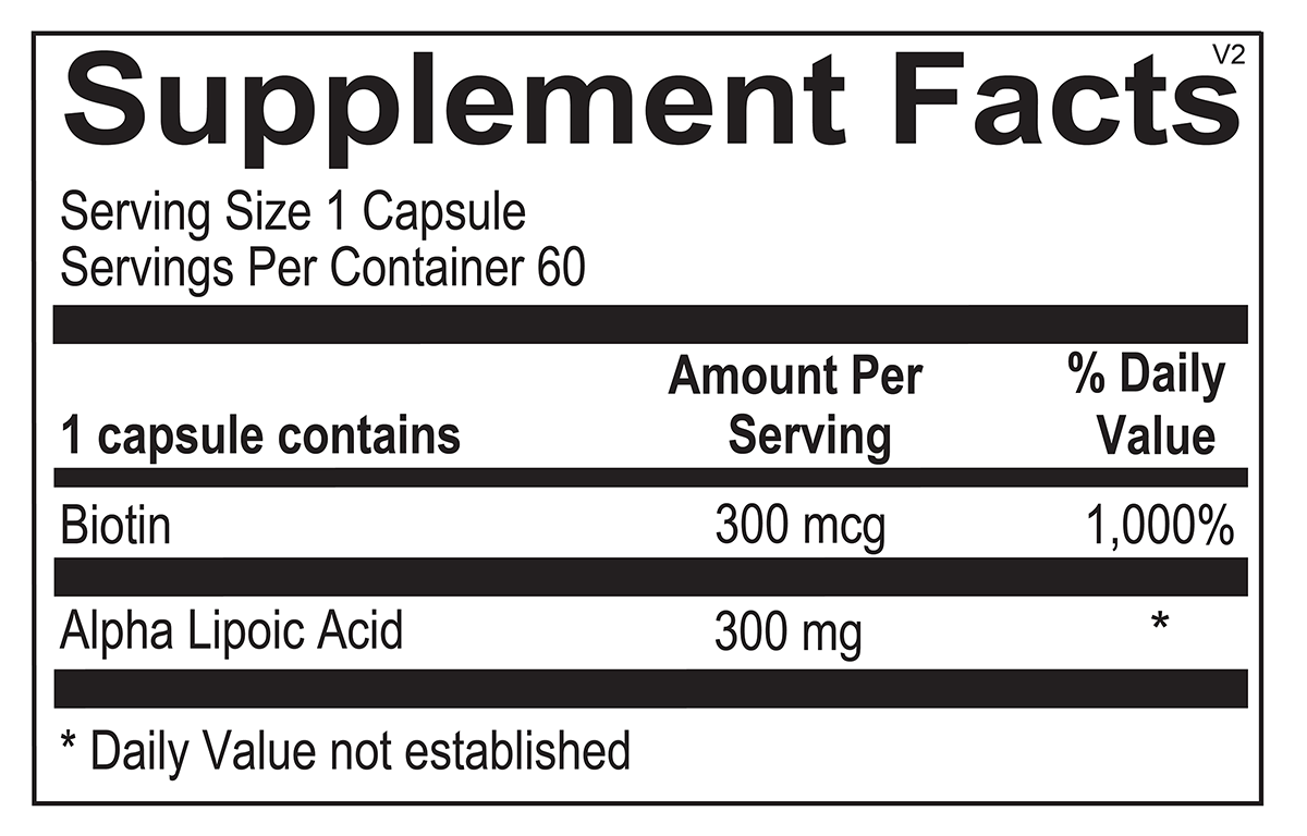 Lipoic Acid 300 MG 60 Capsules