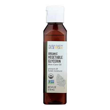 Skin Care Oil - Organic Vegetable Glycerin Oil 4 fl oz Oil
