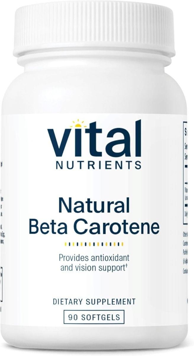Natural Beta Carotene 90 Softgels