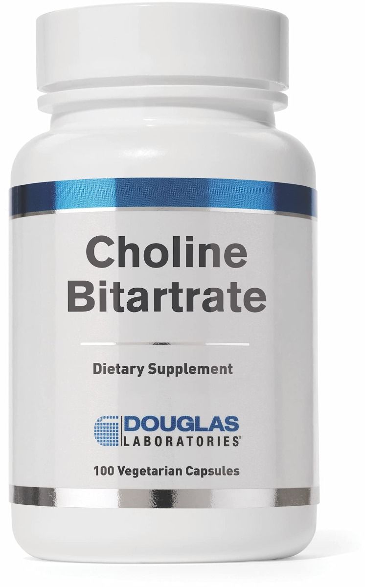 Choline Bitartrate 100 Capsules