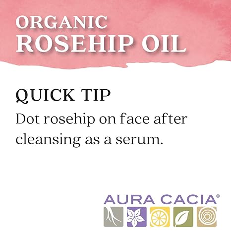 Rosehip Seed Skin Care Oil Certified Organic 1.0 fl oz (30 ml)Oil