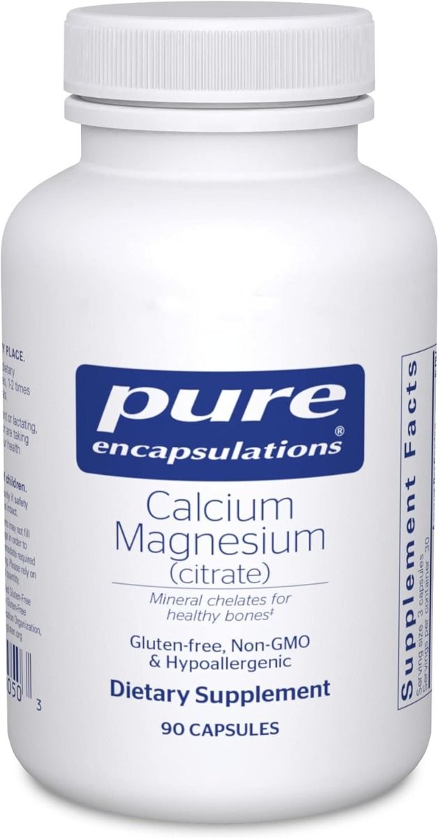 Calcium Magnesium Citrate 90 Capsules