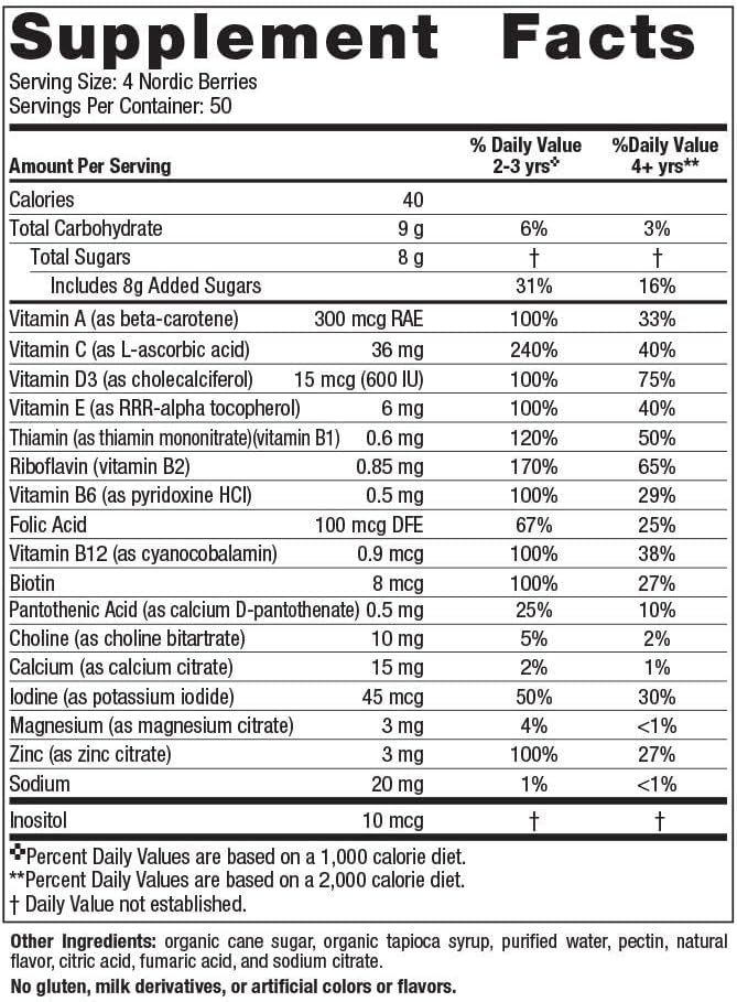 Nordic Berries Gummies Citrus