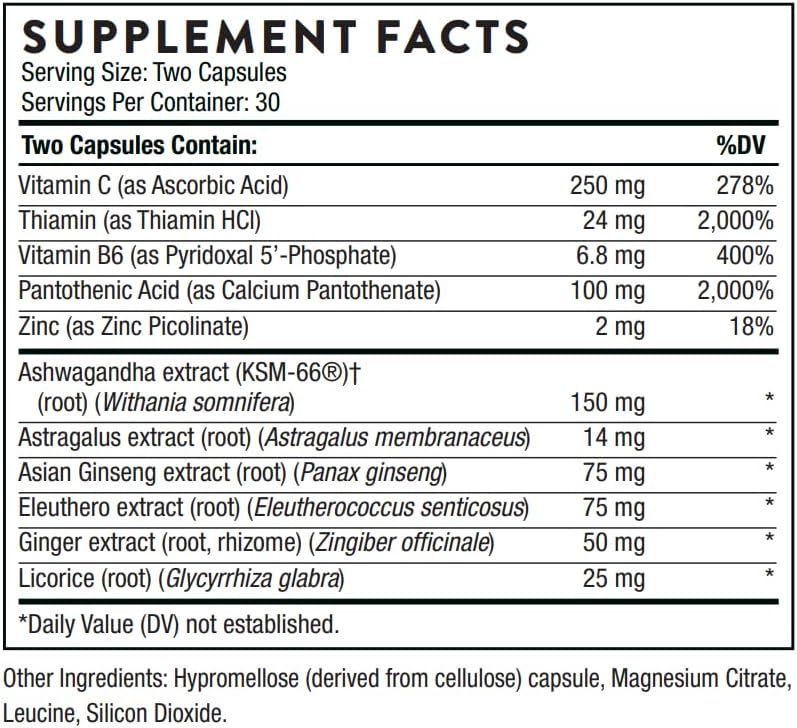 Stress Balance (formerly Phytisone) 60 Veggie Caps