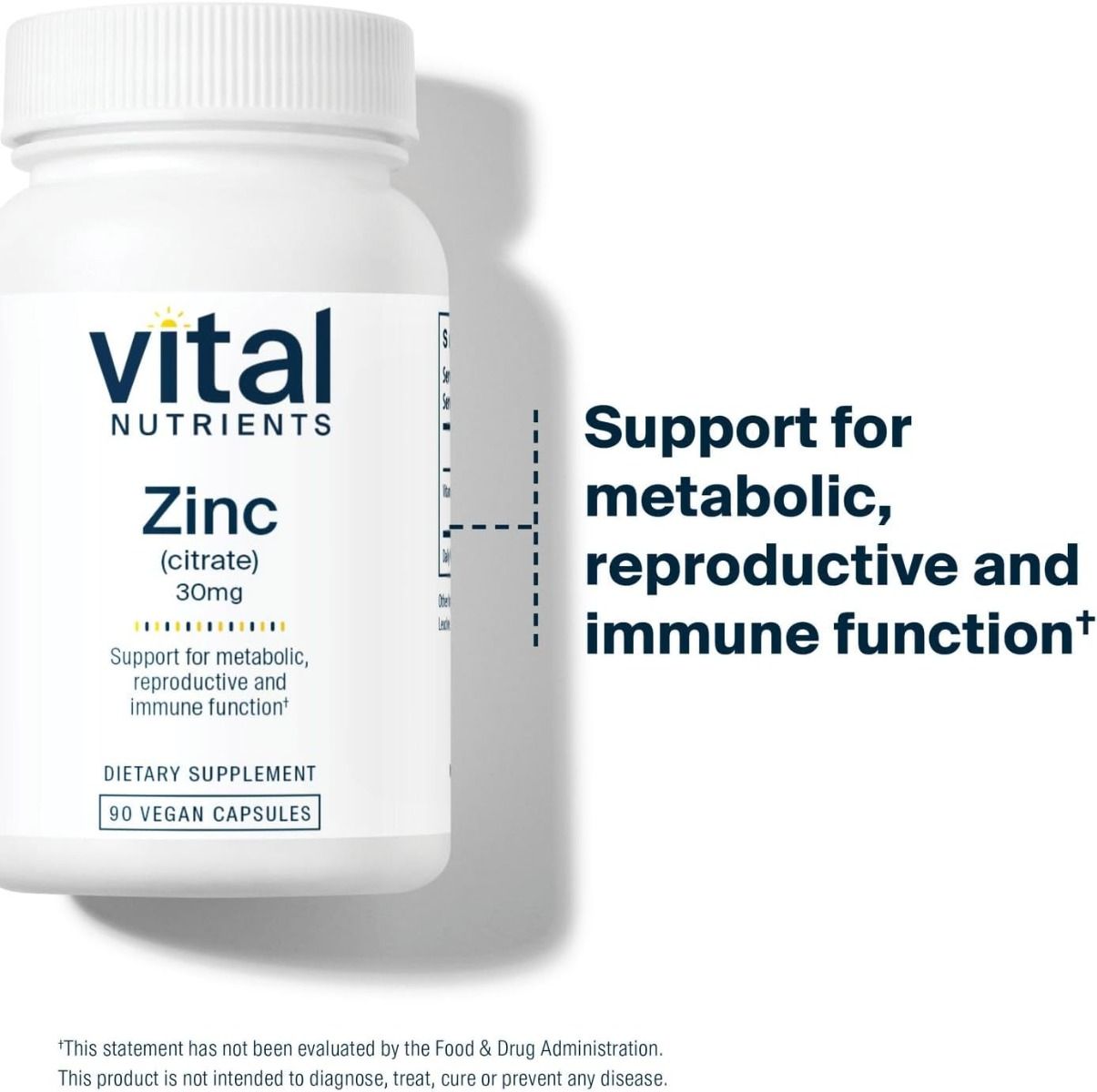 Zinc (Citrate) 30 MG 90 Capsules
