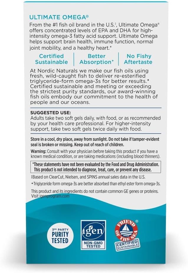Ultimate Omega 180 Softgels Lemon