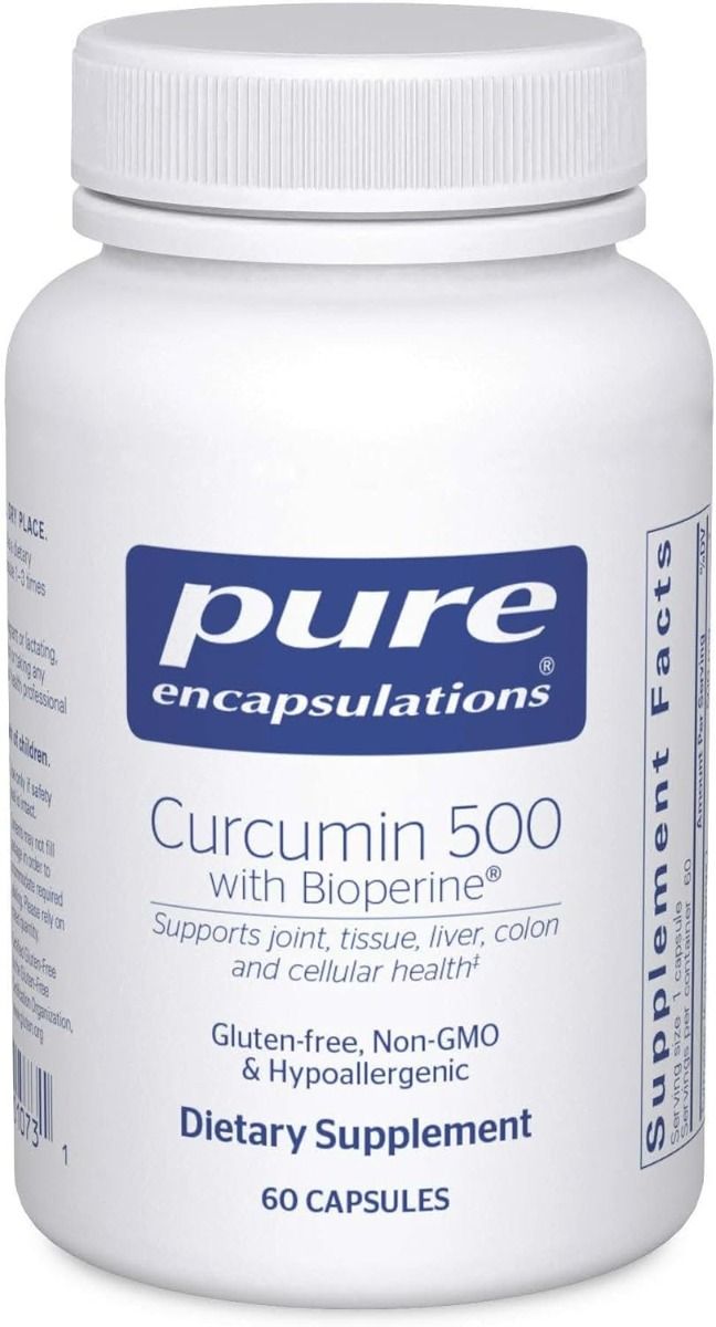 Curcumin 500 With Bioperine 60 Veggie Caps