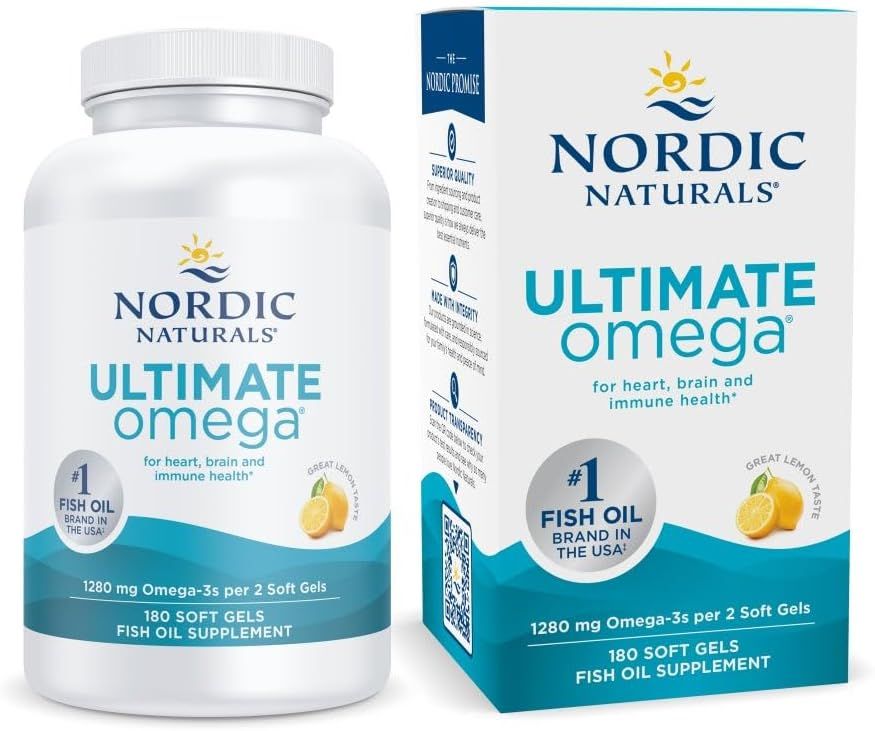 Ultimate Omega 180 Softgels Lemon