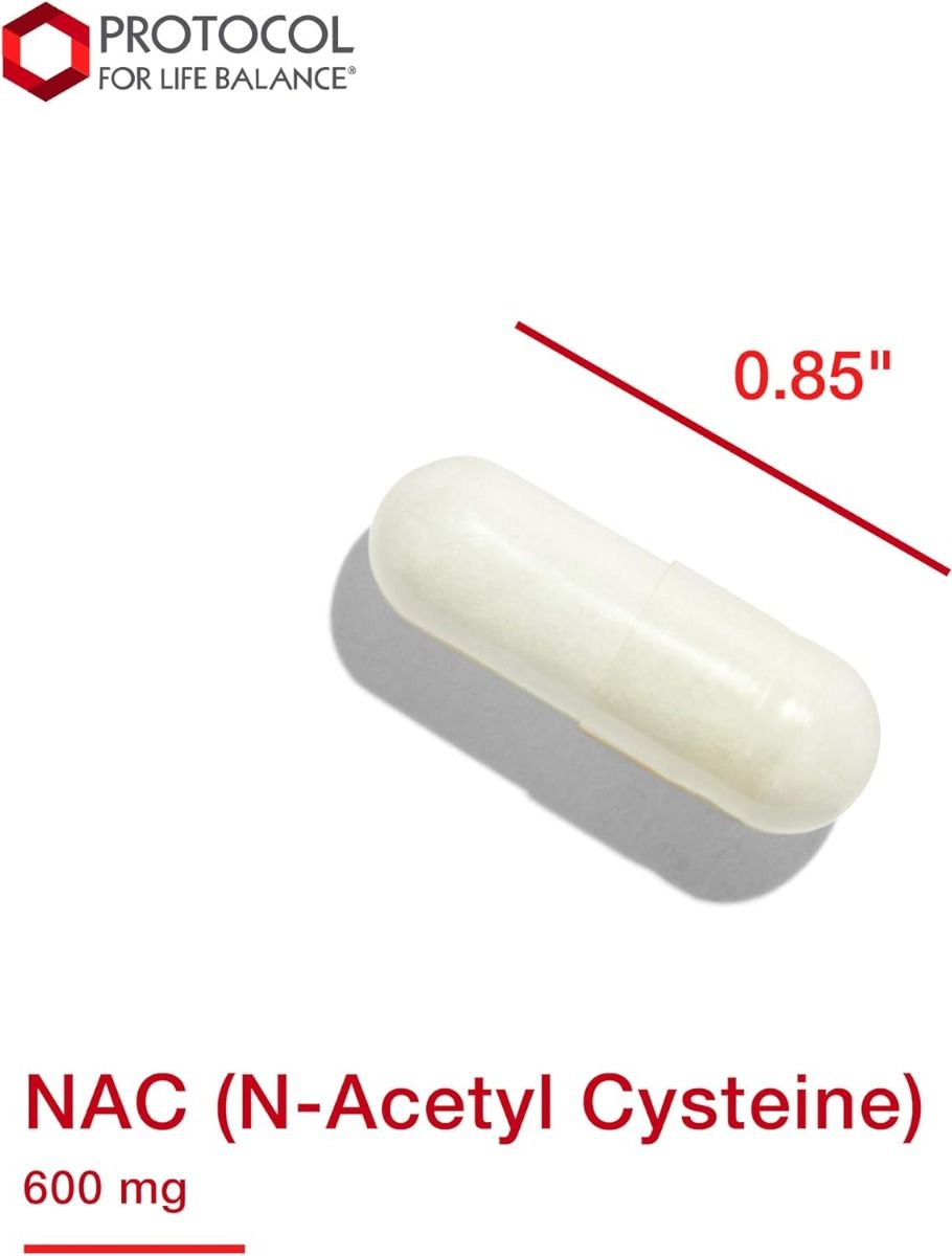 NAC N-Acetyl Cysteine 600 MG 100 Veggie Caps