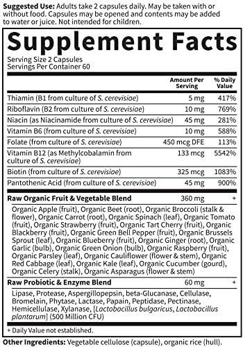 Vitamin Code RAW B-Complex 120 Vegan Capsules
