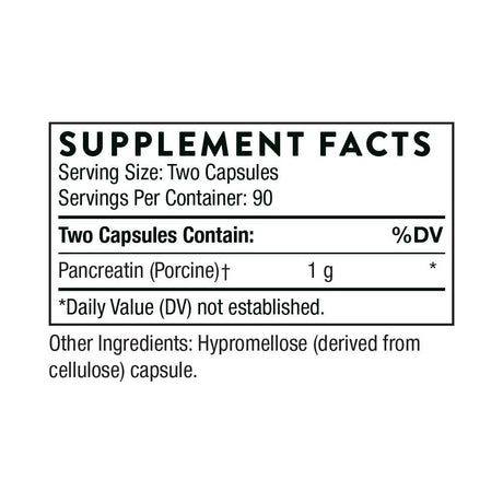 Pancreatic Enzymes 180Veggie Caps