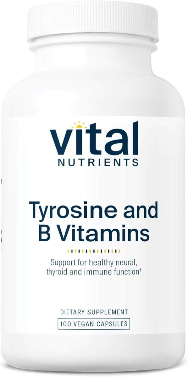 Tyrosine and B-Vitamins 100 Capsules
