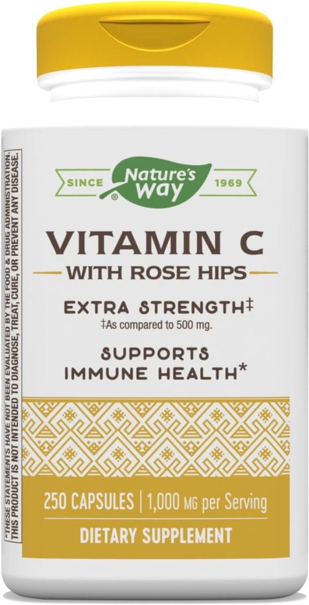 Vitamin C 1000-Rose Hips 250Capsules