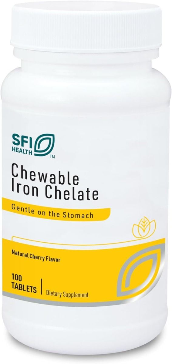 Chewable Iron Chelate 100 Vegetarian Tablets