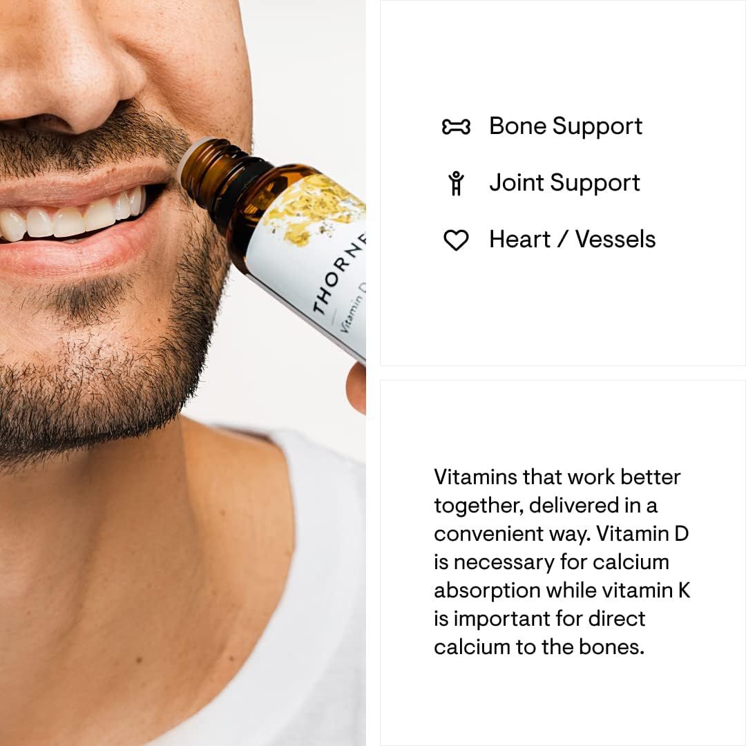 Vitamin D + K2 Liquid 500 Iu 1 Oz.