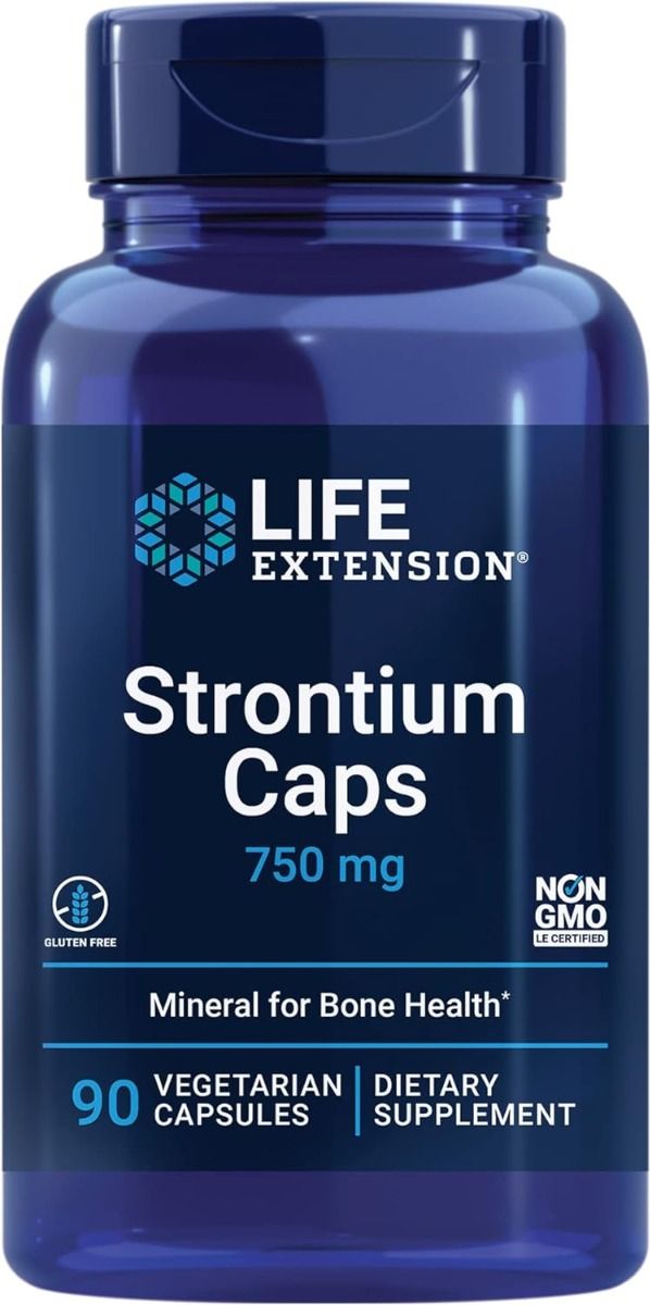 Strontium Caps 750 MG 90 Veggie Caps
