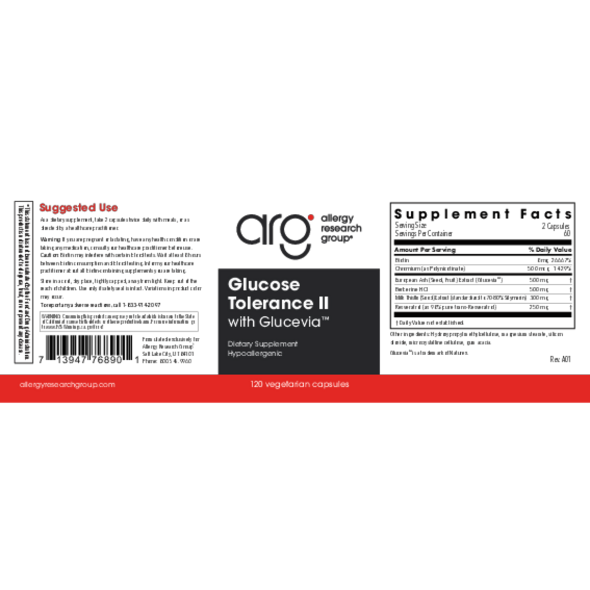 Glucose Tolerance II 120Veggie Caps
