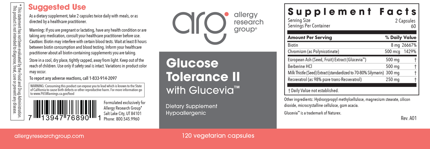 Glucose Tolerance II 120Veggie Caps