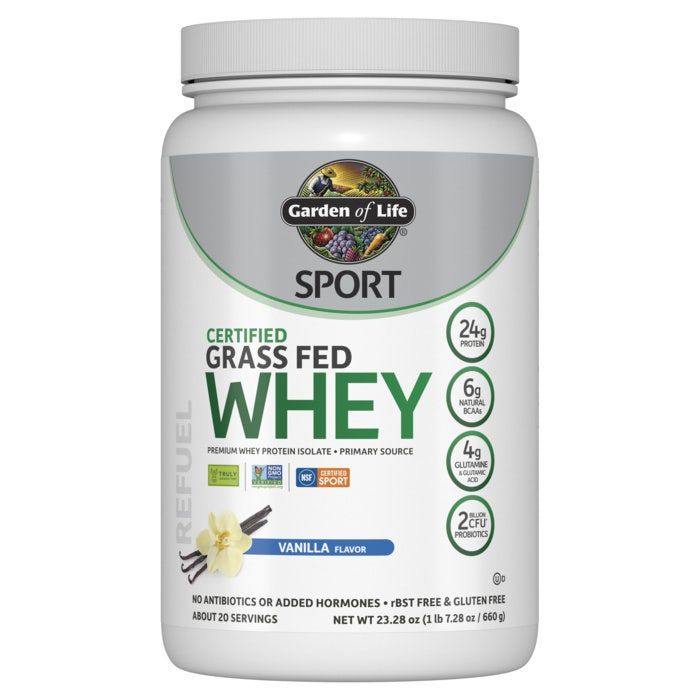 SPORT Certified Grass Fed Whey 660 G Powder Vanilla