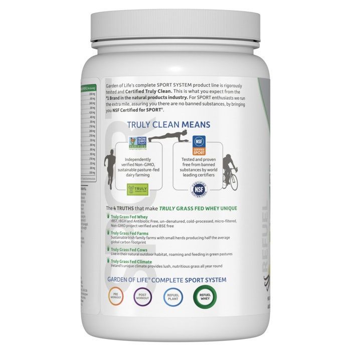 SPORT Certified Grass Fed Whey 660 G Powder Vanilla